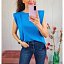 Camiseta Hombreras Azulona